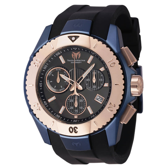 Technomarine Men's TM-621037 UF6 Quartz Chronograph Gunmetal Dial Watch