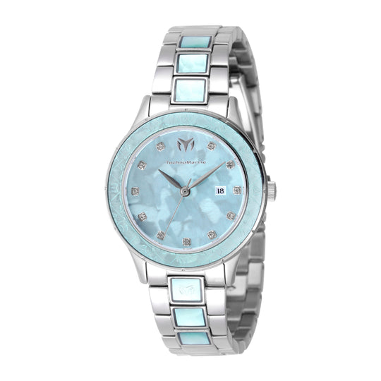 Technomarine Women's TM-725054 Sea Quartz VJ22 Light Blue Dial Watch