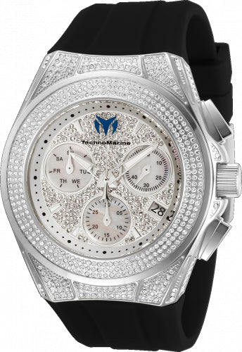 Technomarine Women's TM-118107 Cruise Quartz 3 Hand Silver, White Dial Watch