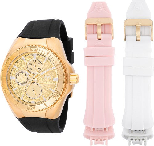 Technomarine Women's TM-124022 Cruise Quartz Chronograph Gold Dial Watch