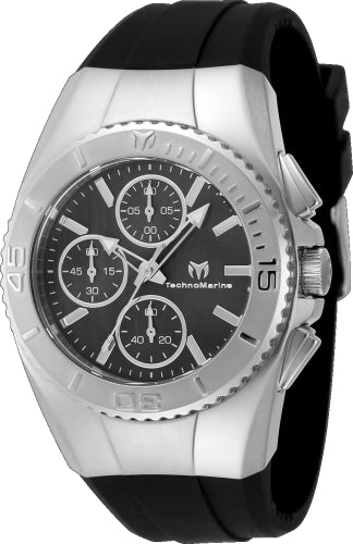 Technomarine Women's TM-124033 Cruise  Quartz Chronograph Black Dial Watch
