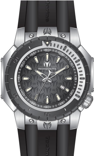 Technomarine Men's TM-224006 Manta Quartz 3 Hand Gunmetal Dial Watch