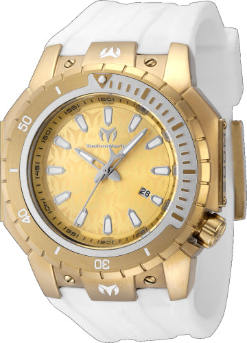Technomarine Men's TM-224009 Manta  Quartz 3 Hand Gold Dial Watch