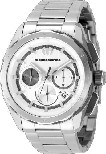 Technomarine Men's TM-318091 OCEAN Quartz Silver Dial Watch