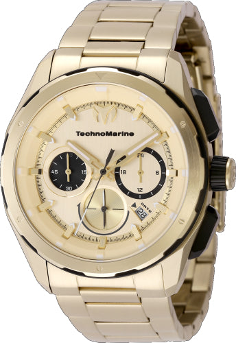 Technomarine Men's TM-318094 OCEAN Quartz Gold Dial Watch