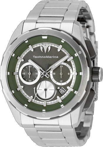 Technomarine Men's TM-318104 OCEAN Quartz Olive Green Dial Watch