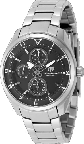 Technomarine Women's TM-318107 OCEAN Quartz Black Dial Watch