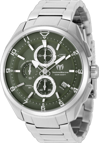 Technomarine Men's TM-318116 OCEAN Quartz Olive Green Dial Watch