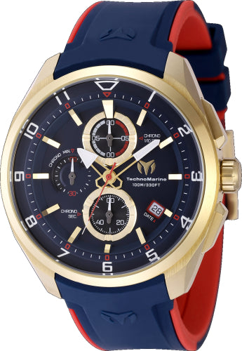 Technomarine Men's TM-318127 OCEAN Quartz Navy Blue Dial Watch