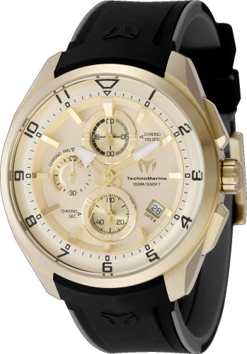 Technomarine Men's TM-318132 OCEAN Quartz Gold Dial Watch