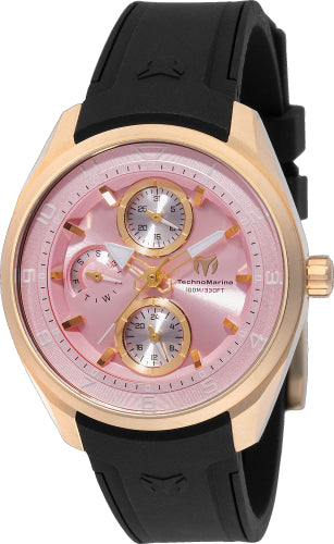 Technomarine Women's TM-318133 OCEAN Quartz Pink Dial Watch