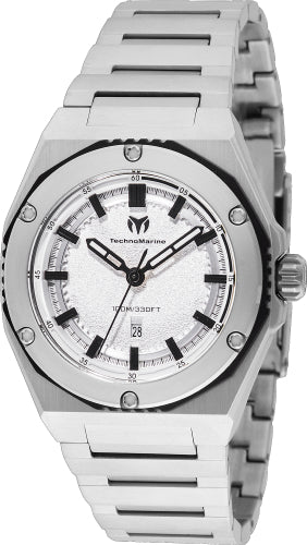 Technomarine Women's TM-416043 CORAL Quartz 3 Hand Silver Dial Watch