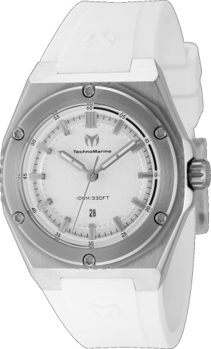 Technomarine Women's TM-416049 CORAL  Quartz 3 Hand Silver Dial Watch