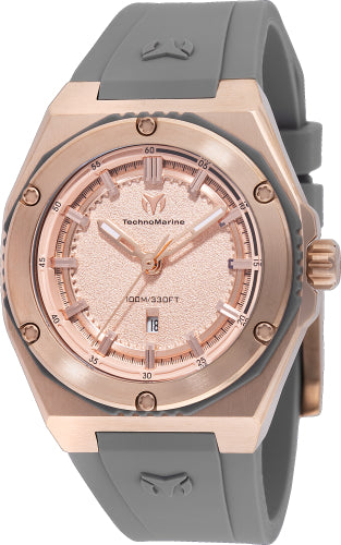 Technomarine Women's TM-416081 CORAL Quartz Rose Gold Dial Watch
