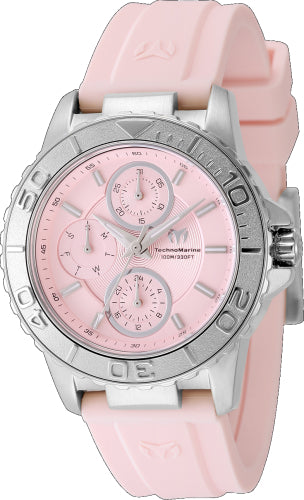Technomarine Women's TM-725013 Sea Quartz Chronograph Pink Dial Watch
