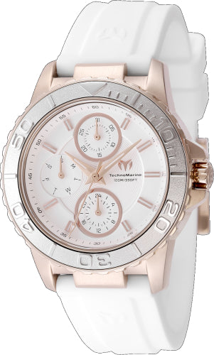 Technomarine Women's TM-725014 Sea Quartz Silver Dial Watch