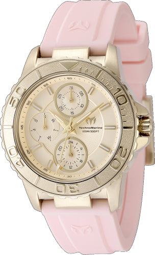 Technomarine Women's TM-725018 Sea Quartz Gold Dial Watch