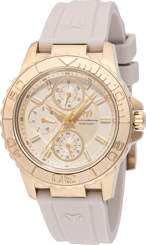 Technomarine Women's TM-725019 Sea Quartz Champagne Dial Watch