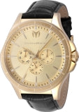 Technomarine Men's TM-822031 MoonSun Quartz Chronograph Gold Dial Watch