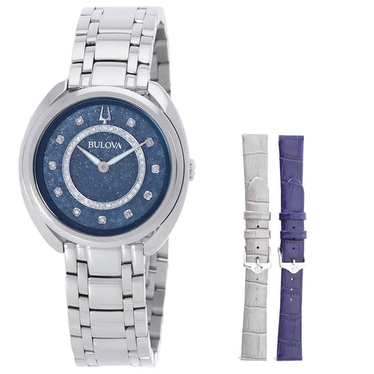 Bulova Duality  Men's Silver-tone Bracelet Quartz Watch - 96X160