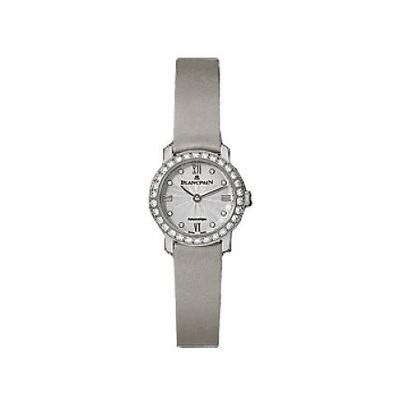 Blancpain Women's 0062-192GC-52 Ladybird Diamond Grey Satin Watch