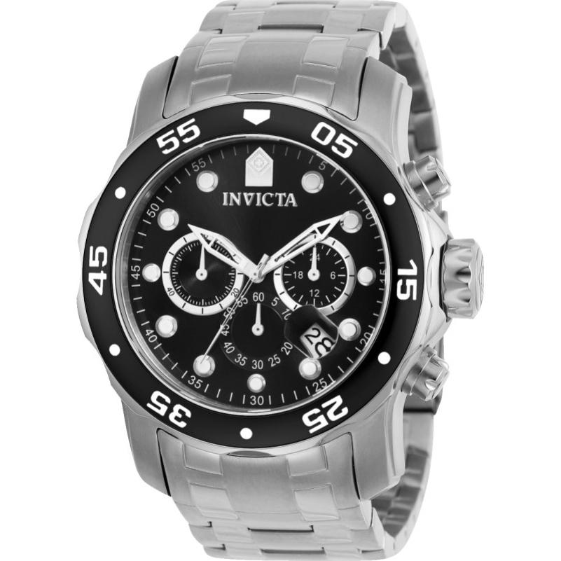 Invicta Men&#39;s 0069 Pro Diver Scuba Chronograph Stainless Steel Watch