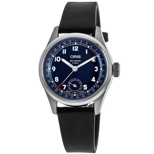 Oris  Men's 01-403-7776-4065-07-5-19-11 Big Crown Pointer Date Black Leather Watch