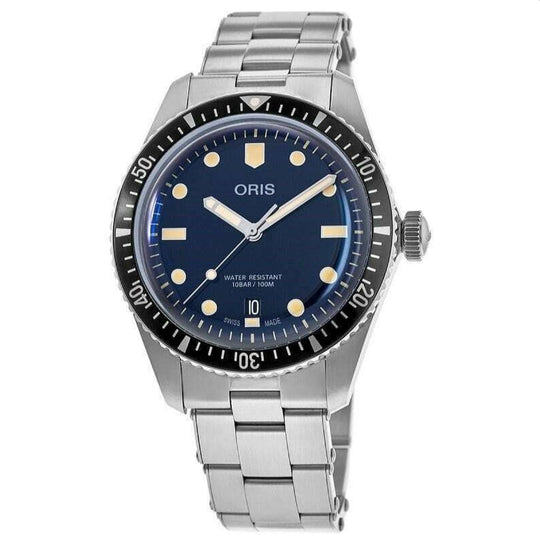 Oris  Men's 01-733-7707-4055-07-8-20-18 Divers Sixty-Five Stainless Steel Watch