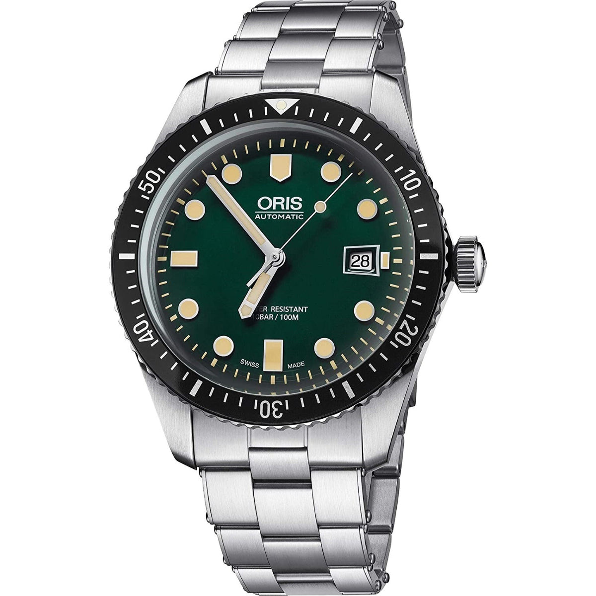 Oris  Men's 01-733-7720-4057-07-8-21-18 Divers Sixty-Five Stainless Steel Watch