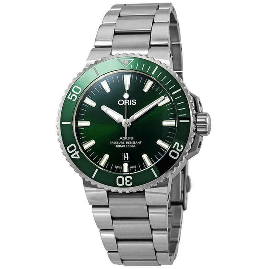 Oris  Men's 01-733-7730-4157-07-8-24-05PEB Aquis Stainless Steel Watch