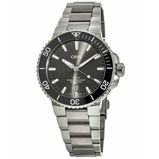 Oris  Men's 01-733-7730-7153-07-8-24-15PEB Aquis Stainless Steel Watch