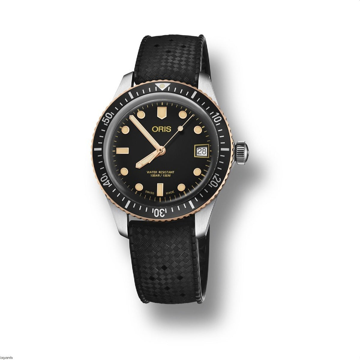 Oris  Unisex 01-733-7747-4354-07-4-17-18 Divers Sixty-Five Black Rubber Watch
