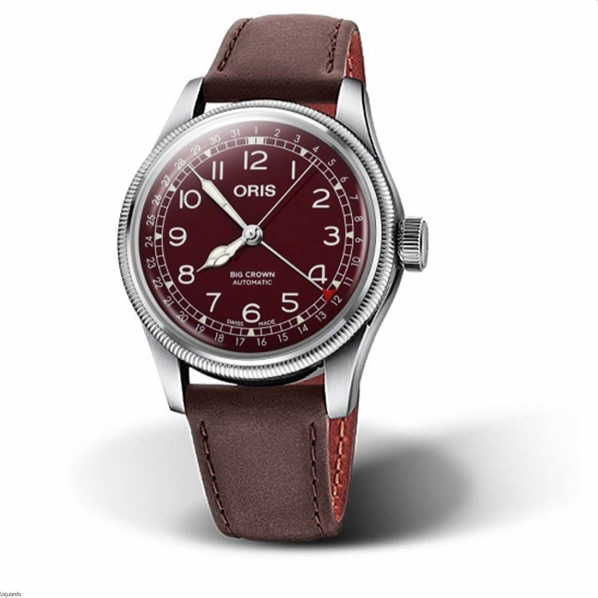 Oris  Men's 01-754-7741-4068-07-5-20-64 Big Crown Brown Leather Watch
