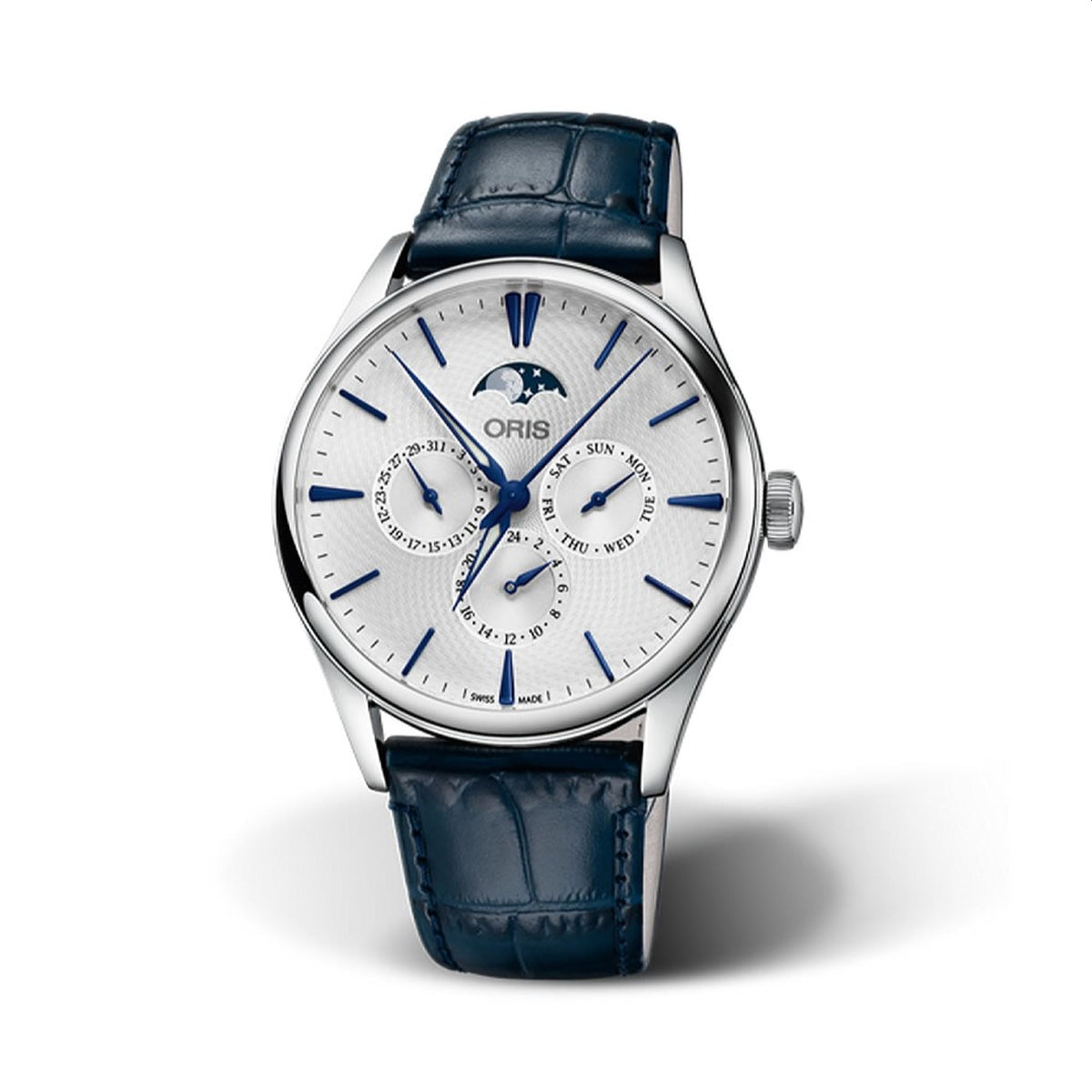 Oris  Men's 01-781-7729-4051-07-5-21-66FC Artelier Blue Leather Watch