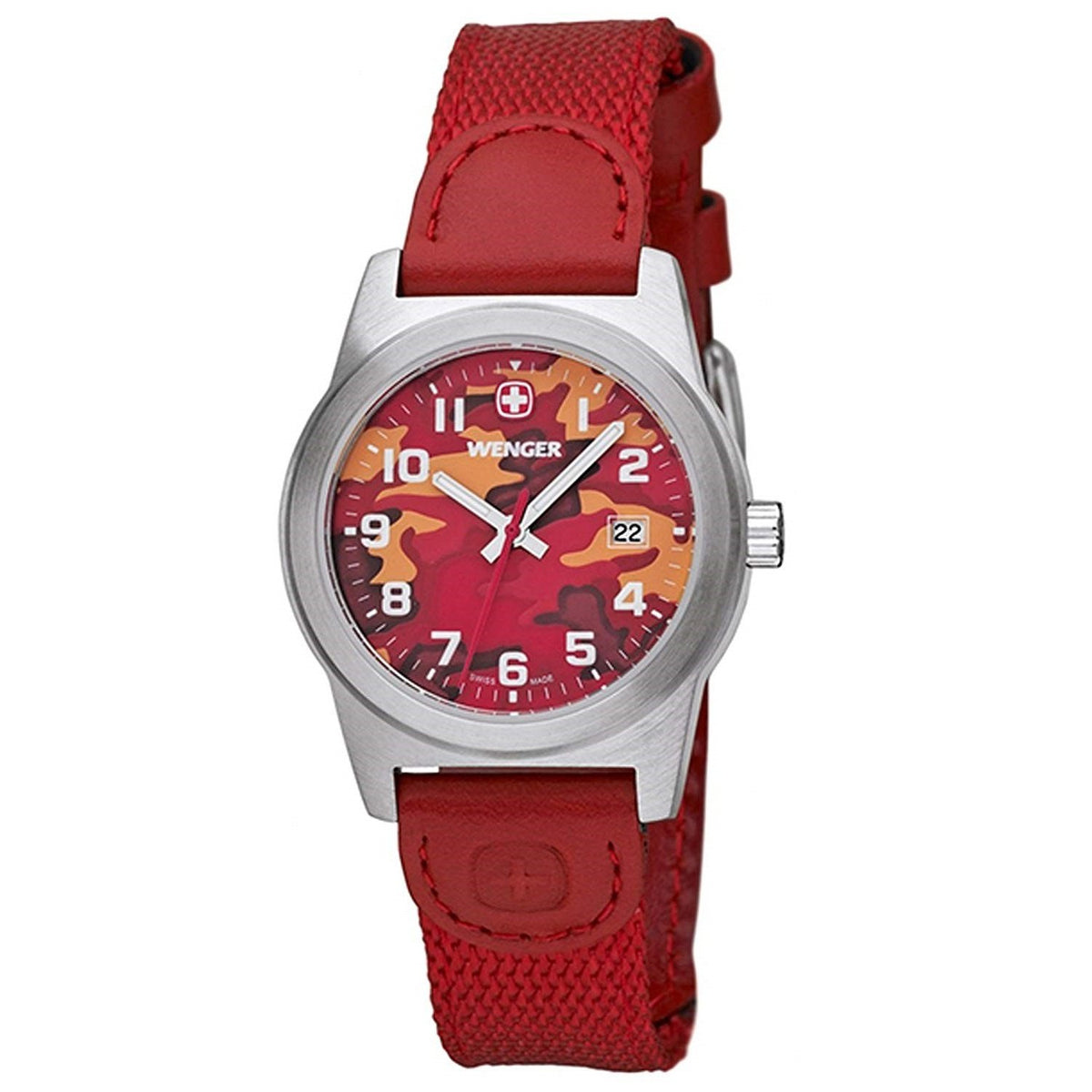 Wenger Women's 01.0411.104 Field Classic Red Nylon Watch