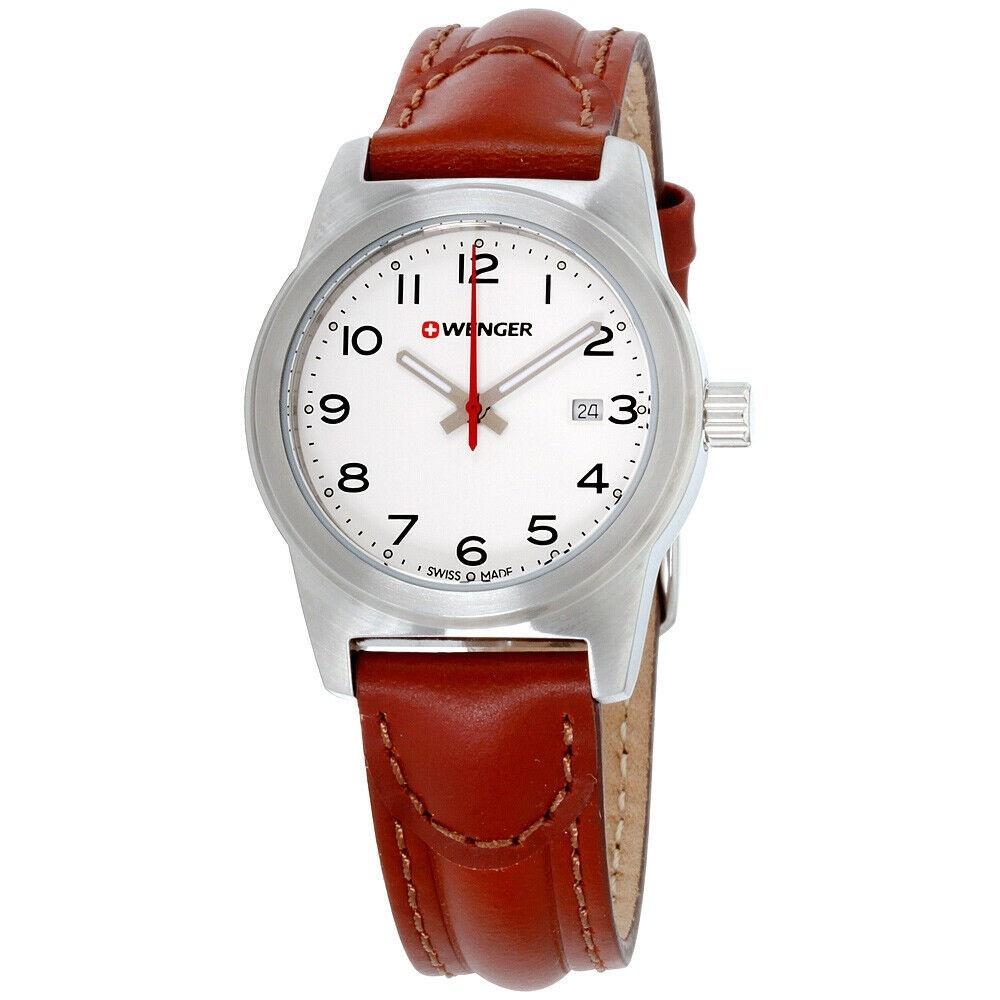 Wenger Women&#39;s 01.0411.142.CB Field Color Brown Leather Watch