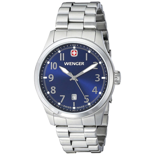 Wenger Men's 01.0541.118 Terragraph Stainless Steel Watch