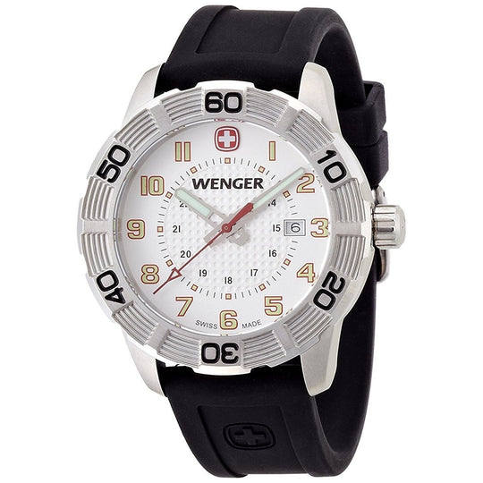 Wenger Men's 01.0851.104 Roadster Black Silicone Watch
