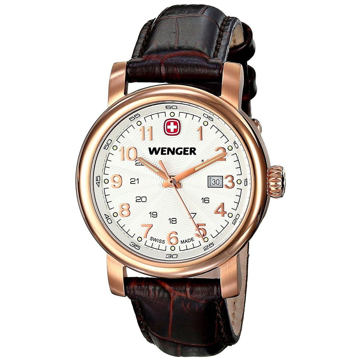 Wenger Women&#39;s 01.1021.108 Urban Classic Brown Leather Watch
