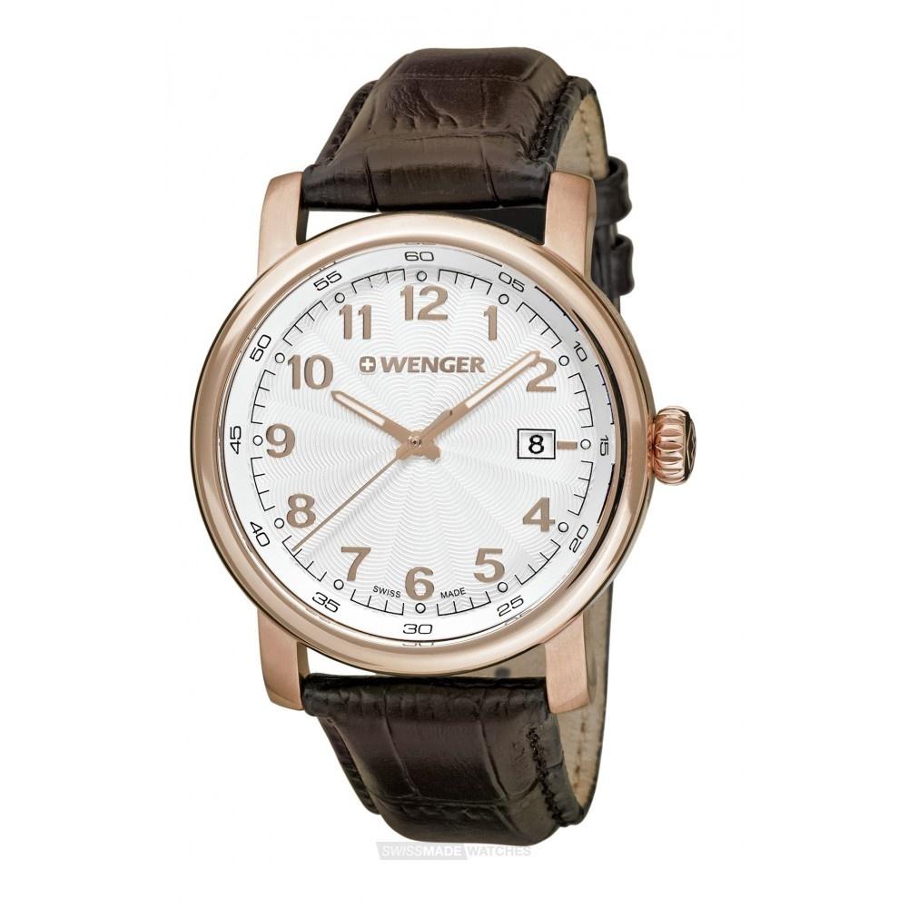 Wenger Women&#39;s 01.1021.114 Hodinky Brown Leather Watch