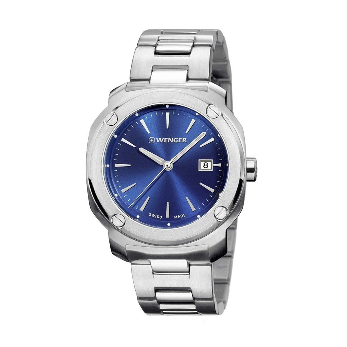 Wenger Men&#39;s 01.1141.112 Edge Index Stainless Steel Watch