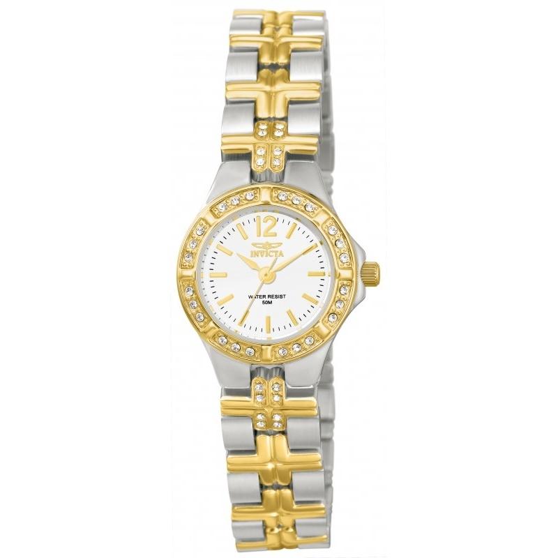 Invicta Women's 0127 Wildflower Mechanical Gold-Tone and Silver Stainless Steel Watch