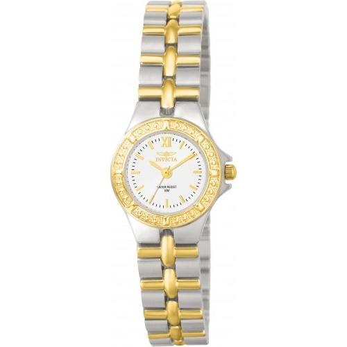 Invicta Women&#39;s 0136 Wildflower Gold-Tone and Silver Stainless Steel Watch