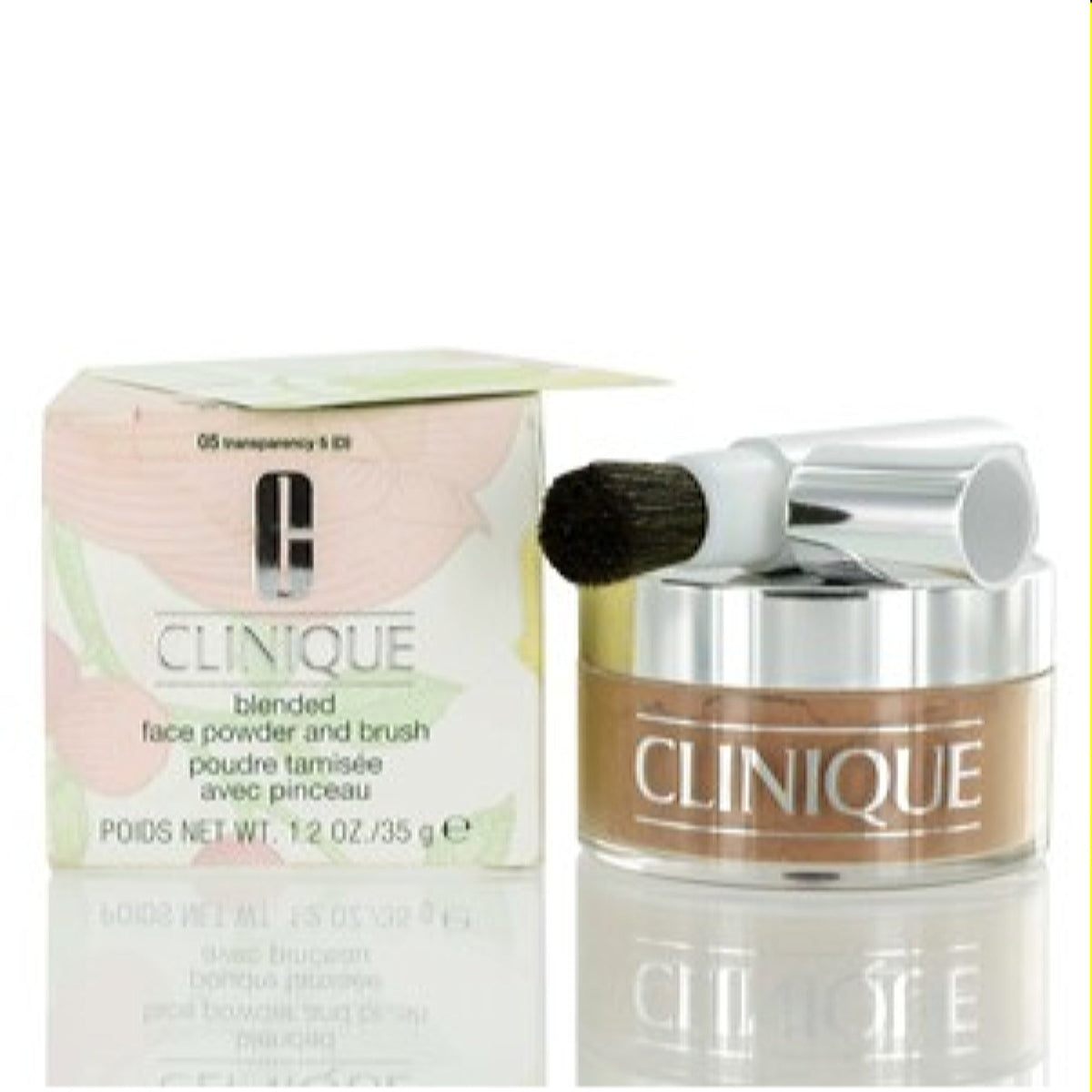 Clinique Blended Face Powder And Brush Transparency 5 1.2 Oz 6362-05
