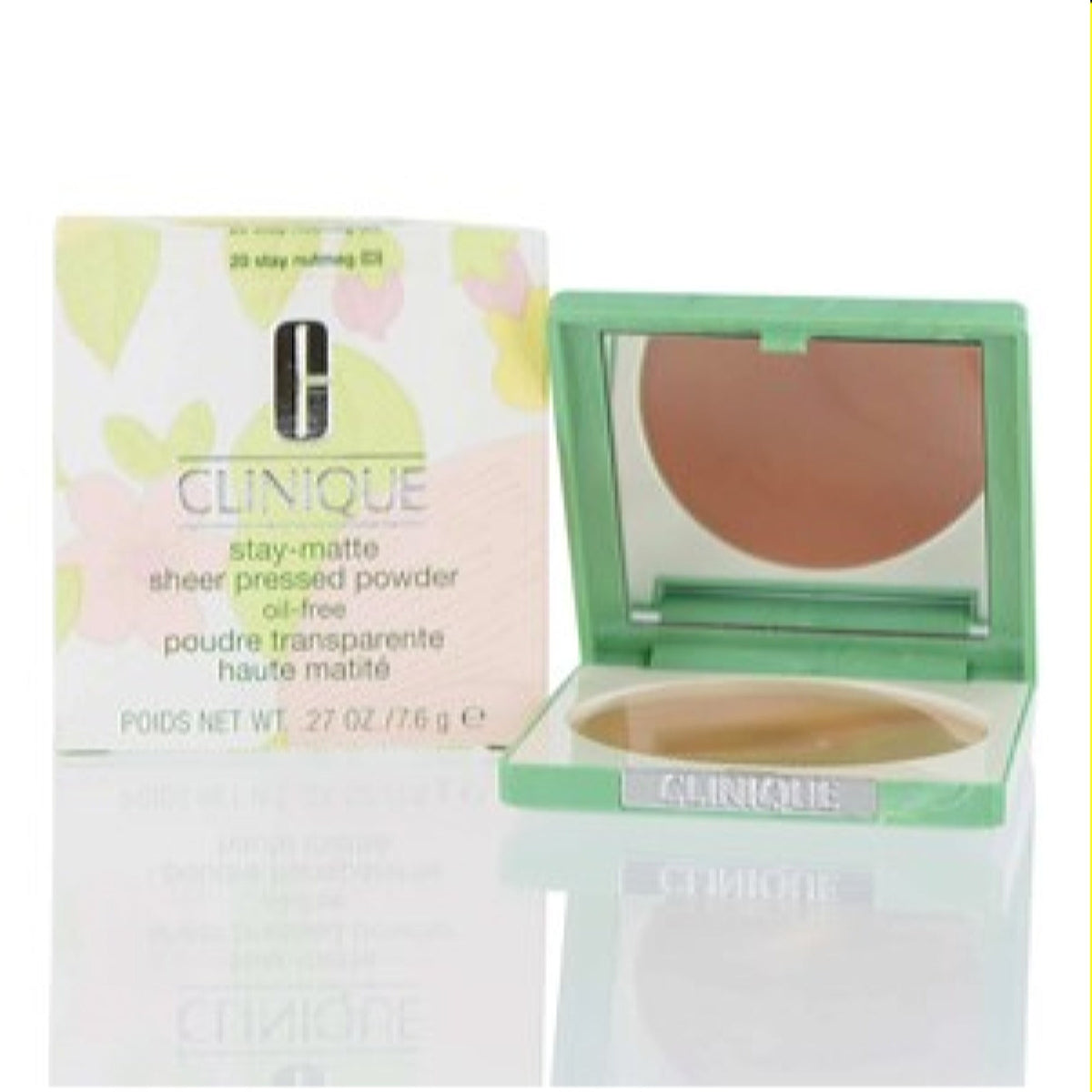 Clinique Stay-Matte Sheer Pressed Powder 20 Stay Nutmeg .27 Oz 645J-20