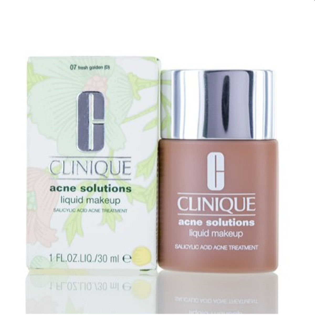 Clinique Acne Solutions Liquid Makeup 07 Fresh Golden 1.0 Oz 6WPR-07