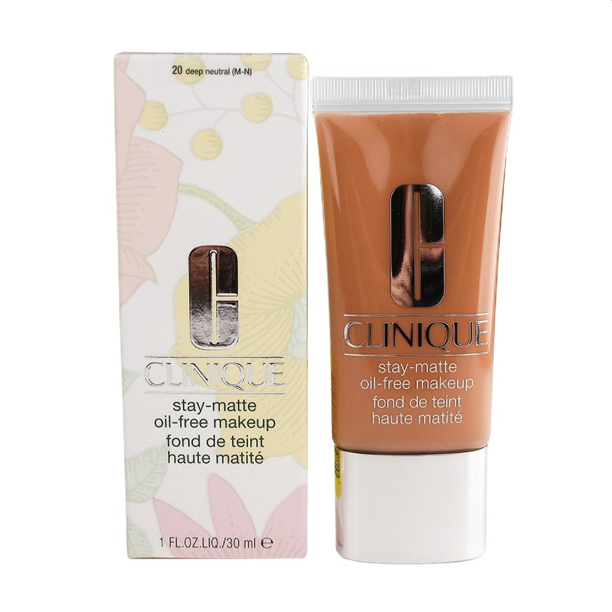 Clinique Stay Matte Oil Free Makeup Wn 94 Deep Neutral For Men 1.0 Oz (30 Ml) 7KXC200114