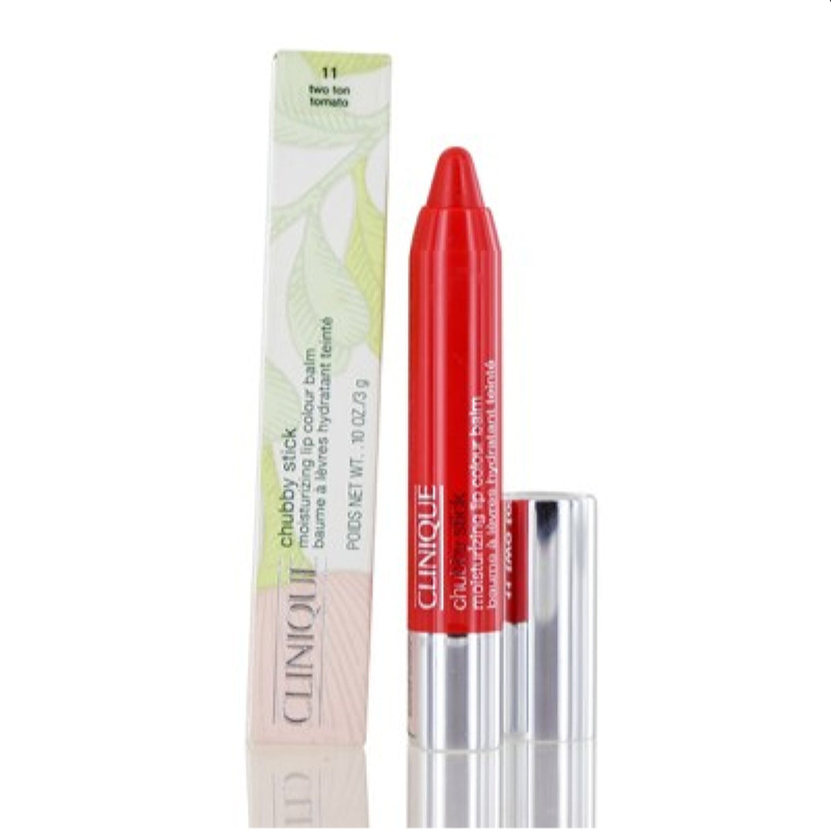 Clinique Chubby Stick Moisturizing Lip Colour Balm 11- Two Ton Tomato.1 Oz 749K-11
