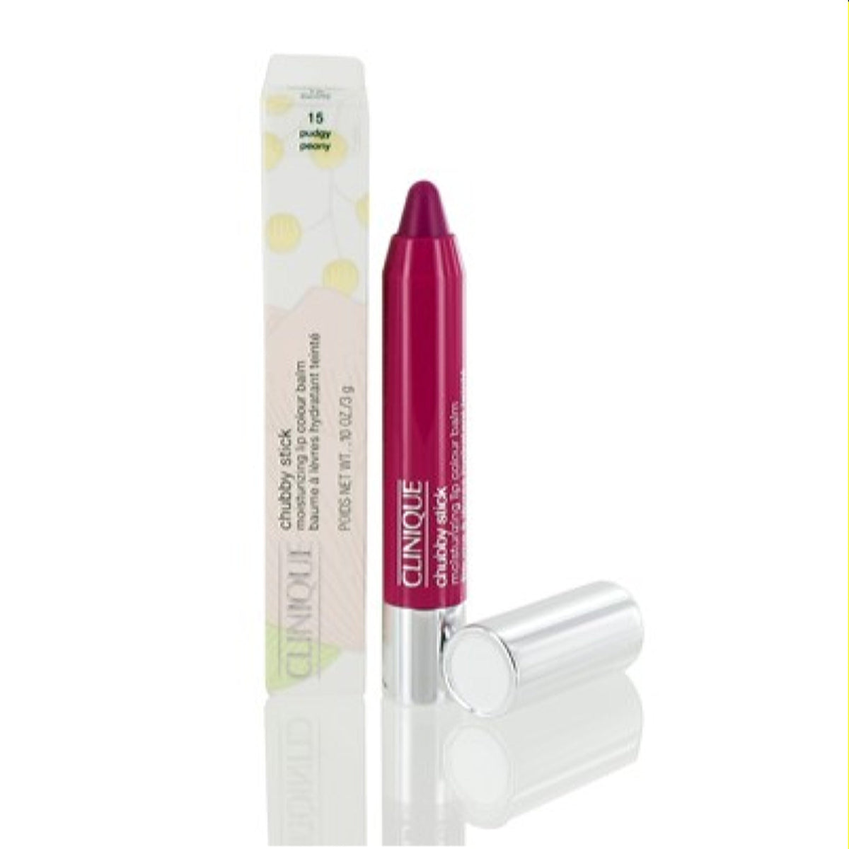 Clinique Chubby Stick Moisturizing Lip Colour Balm 15 - Pudgy Peony .1 Oz 749K-15