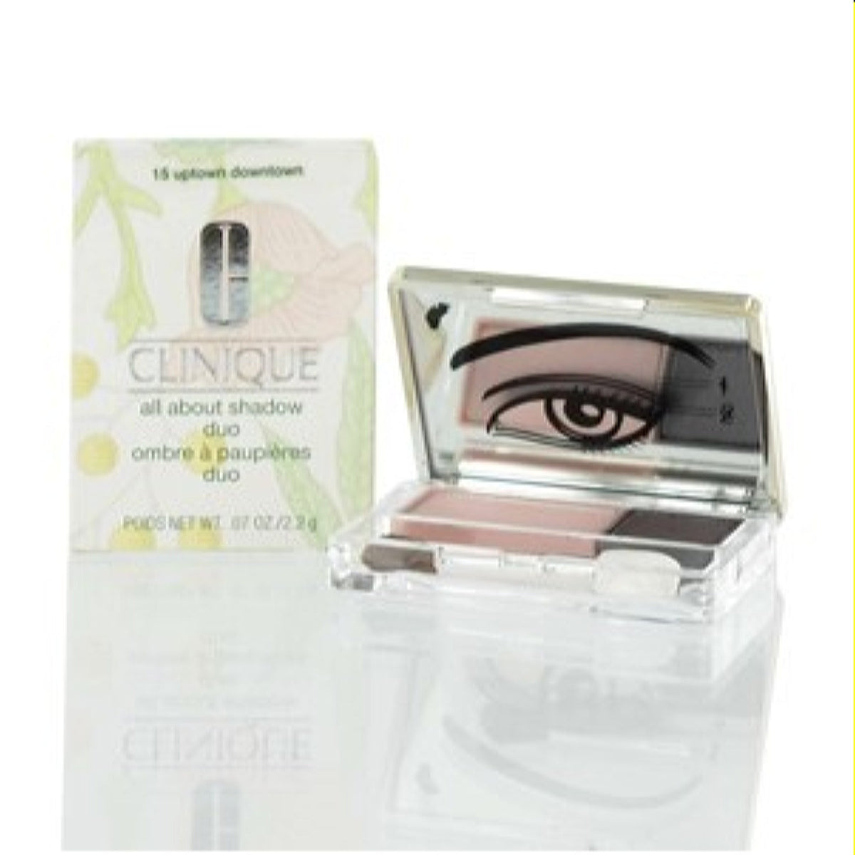 Clinique All About Shadow Duo Uptown Downtown .07 Oz 7PKW-15